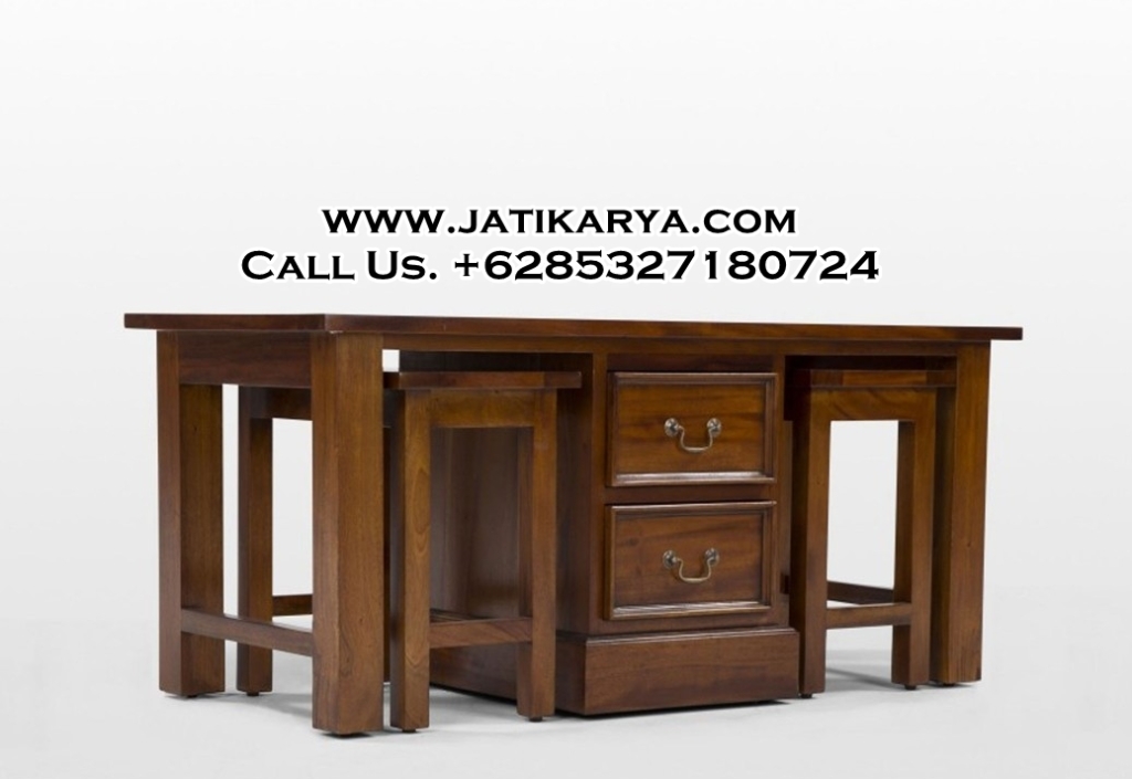 Meja Kerja Kantor Kayu Jati Jepara