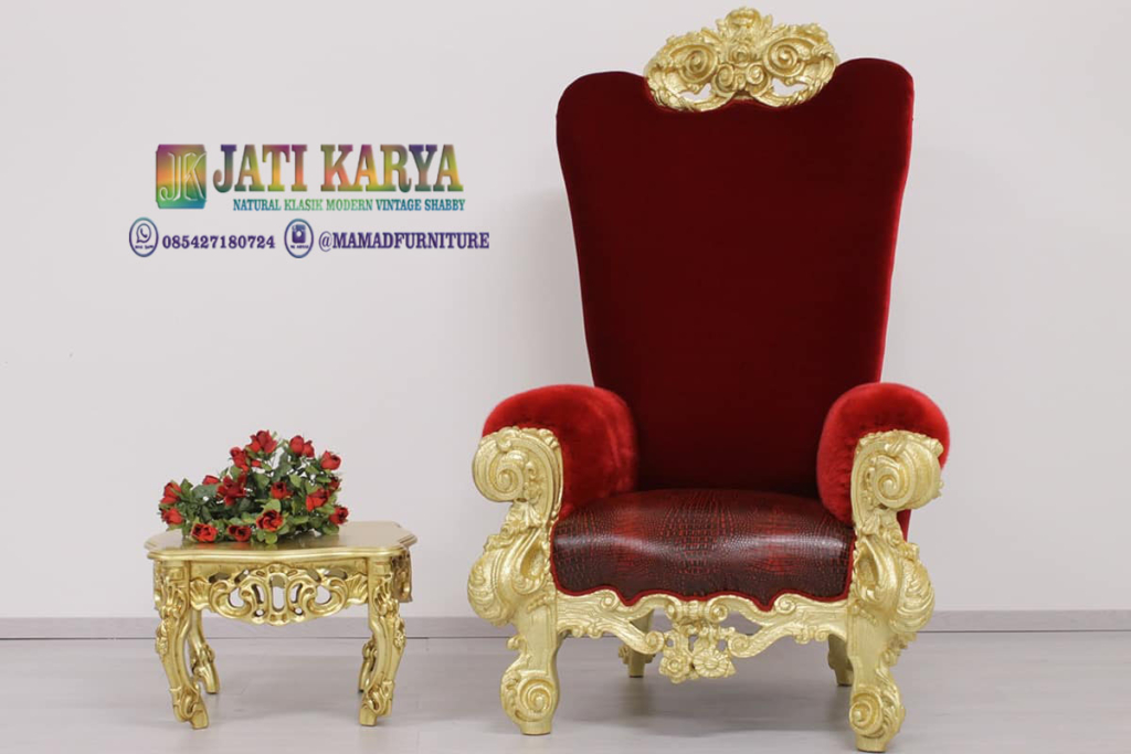Kursi Mewah Ukiran Jati Jepara Modern