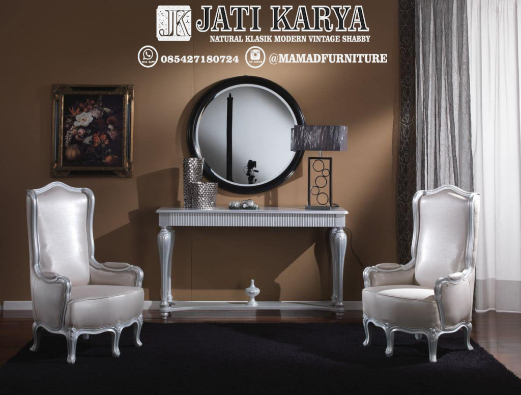 Set Kursi Teras Jok Cat Mutiara Jati Karya