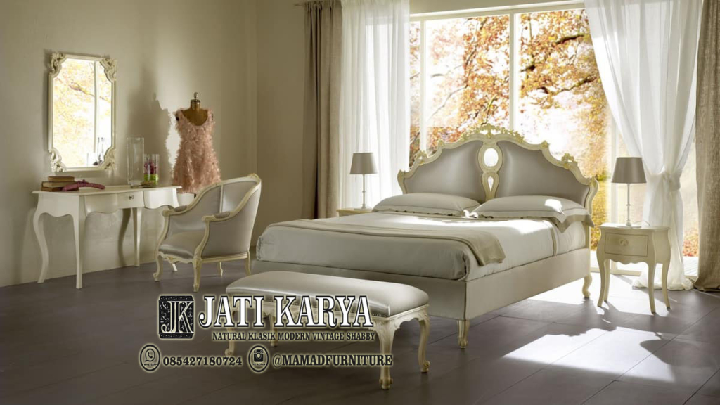 Set Tempat Tidur Minimalis Jati Hunian Apartement