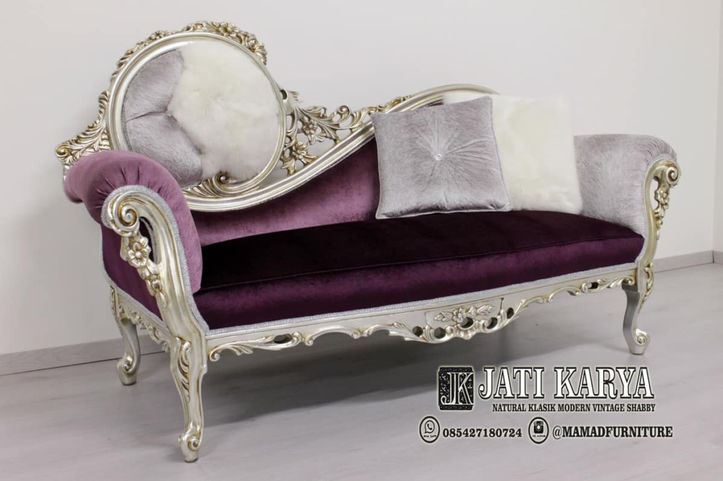 Sofa Santai Ukiran Klasik Jepara Mewah