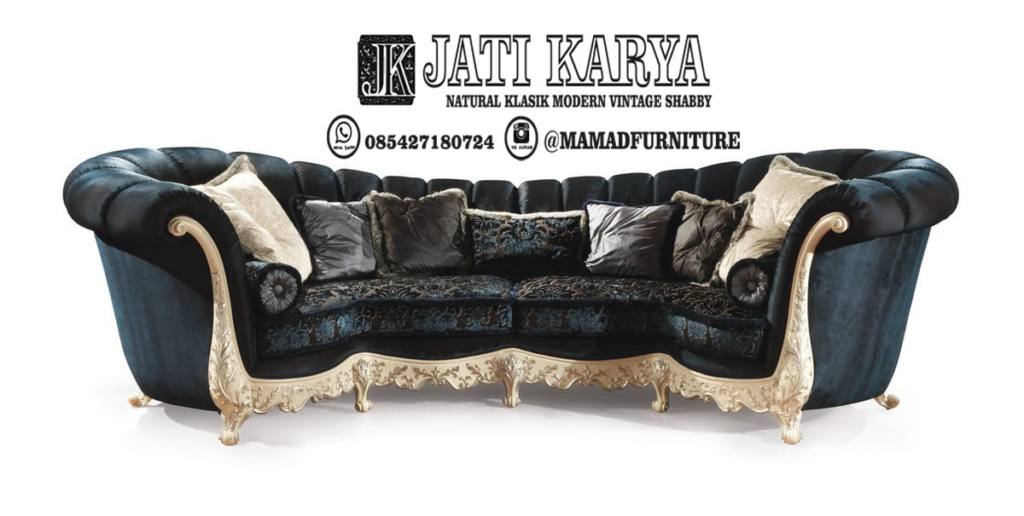 Sofa Ukiran Modern Klasik Jati Jepara