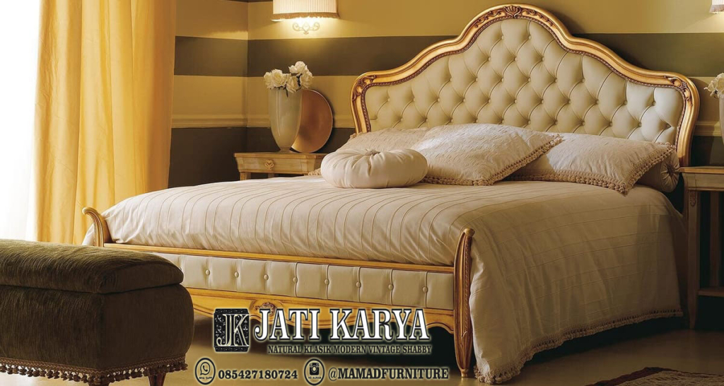 Tempat Tidur Minimalis Ukiran Jati Karya