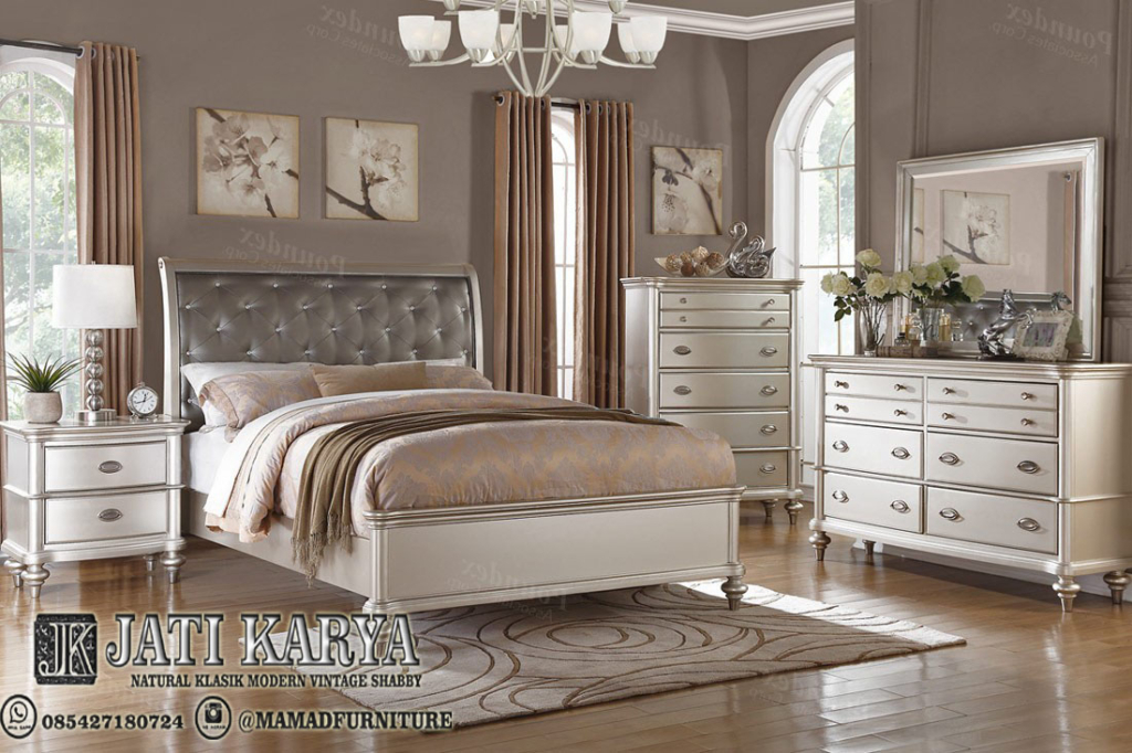 Set Kamar Tidur Willow Classic Jati Karya