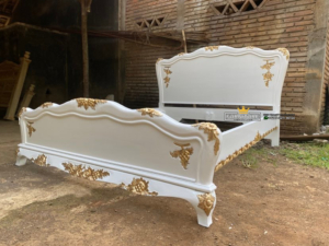 New Tempat Tidur Jati Ukiran Mewah