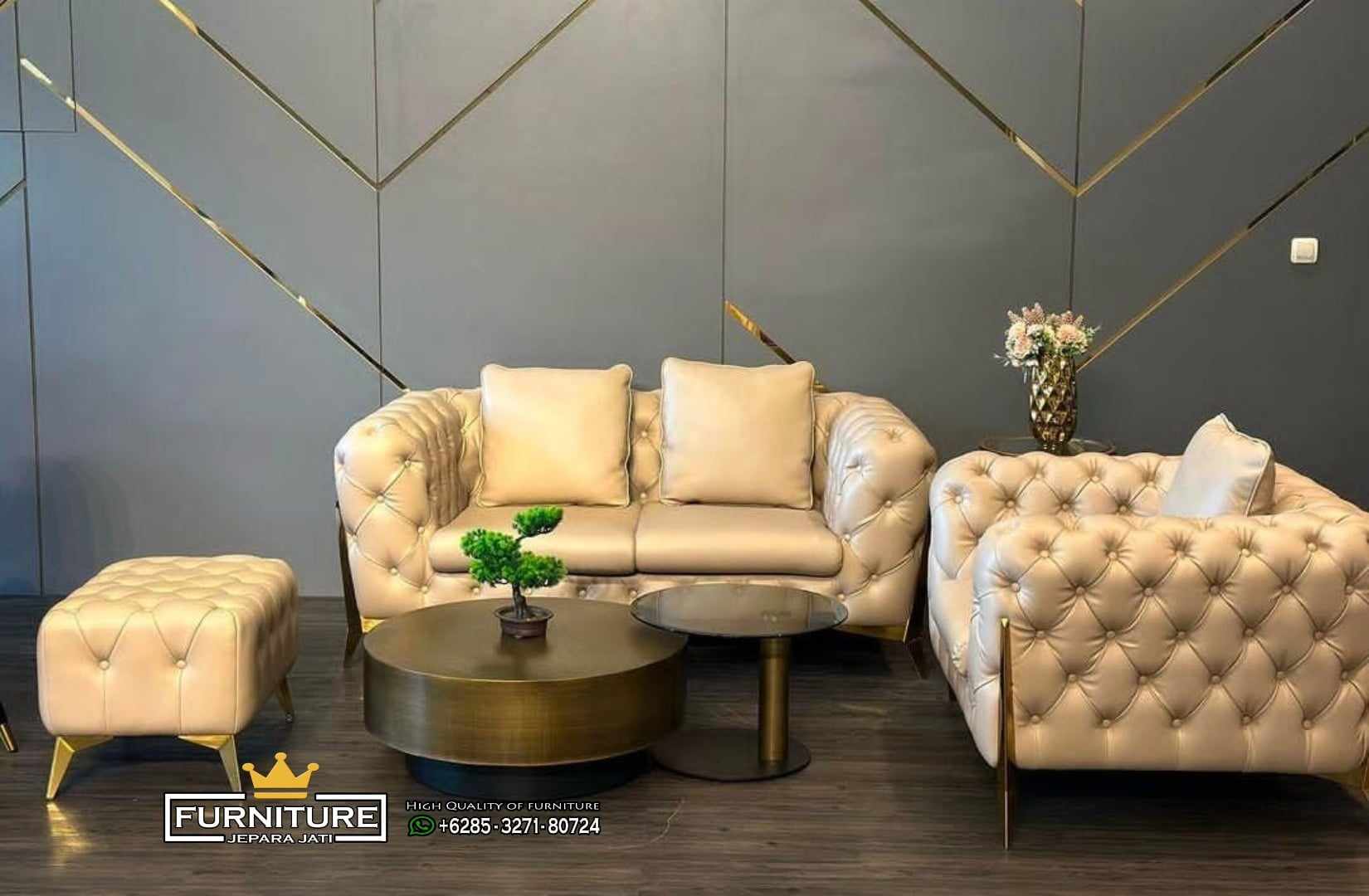 Sofa Tamu Mewah Minimalis Modern Terbaru