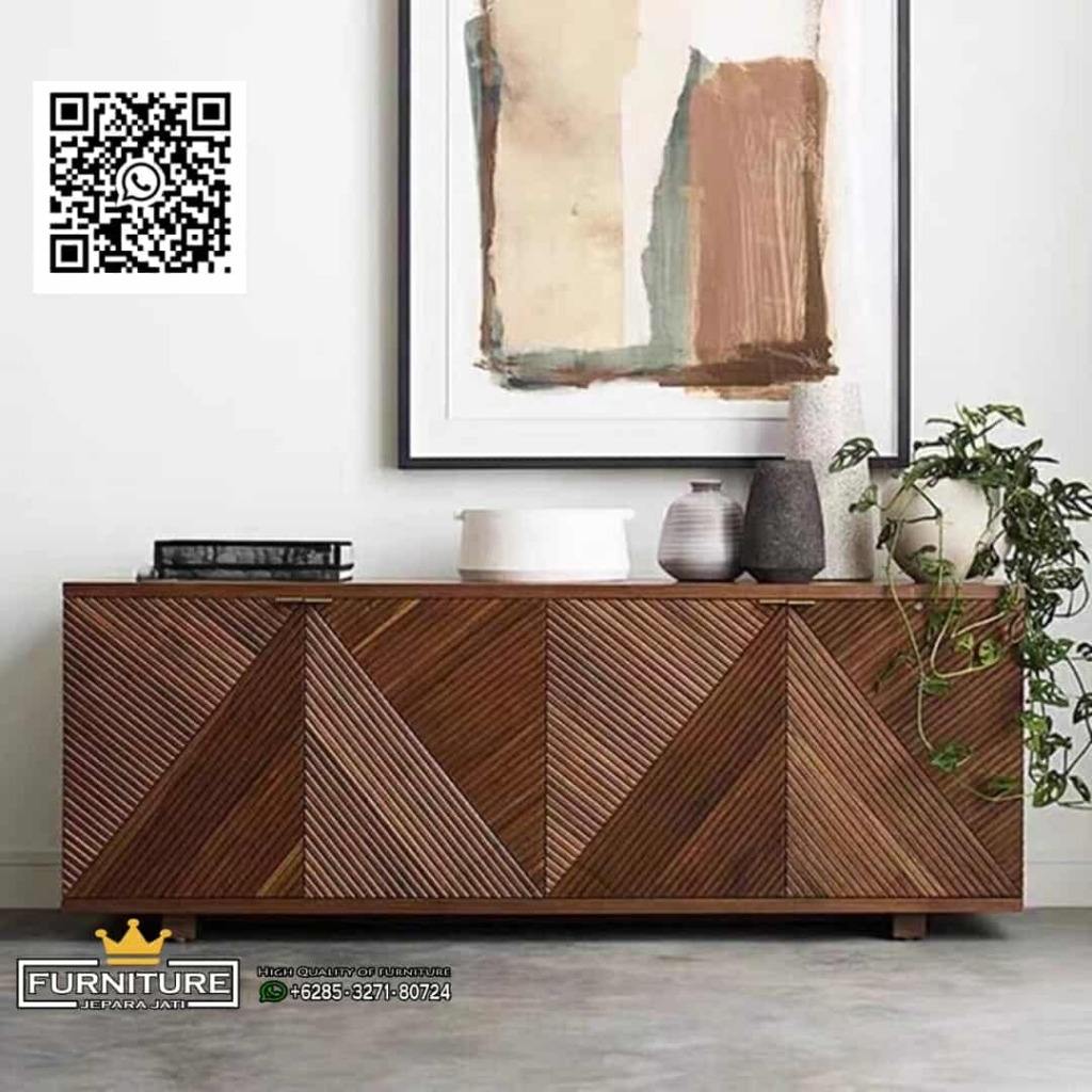 Bufet Tv Meja Tv Kayu Jati Jepara