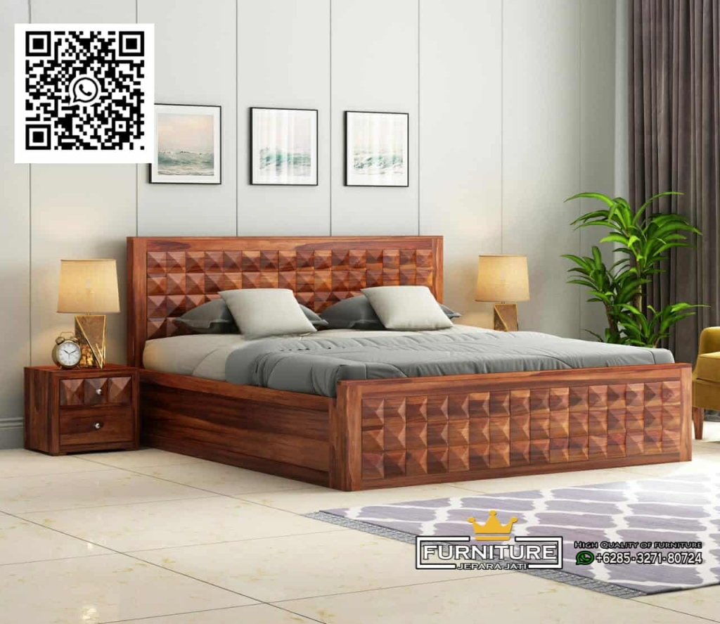 Ranjang Tempat Tidur Minimalis Ukir Terbaru