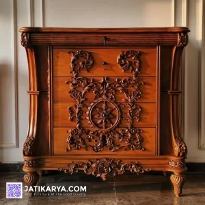 Lemari Laci Klasik Mewah Jepara untuk Hotel dan Villa di Jakarta