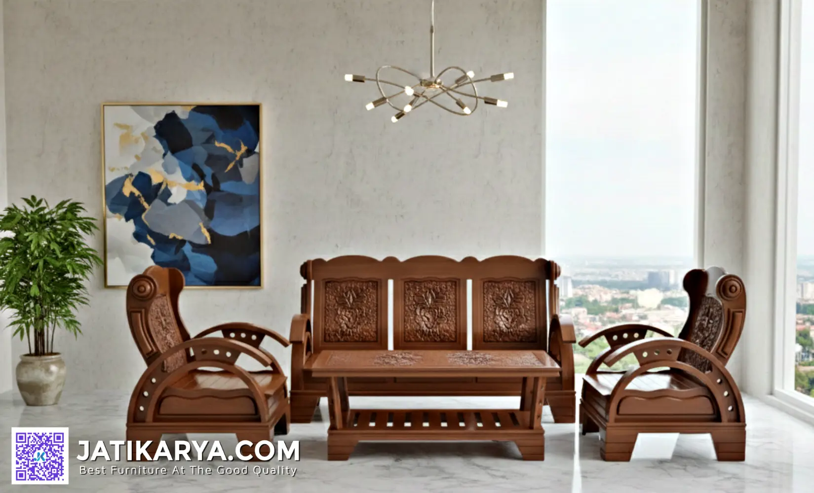 Set Kursi Tamu Minimalis Kualitas Premium Siap Kirim Sebelum Lebaran Tahun Ini