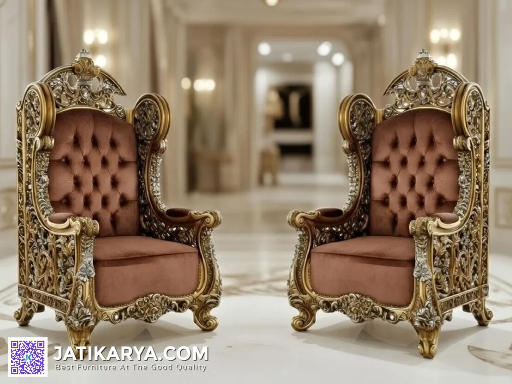 Sofa Santai Ukiran Mewah Jepara Perpaduan Seni Ukir Kenyamanan dan Prestise Hunian Kursi Sofa Teras Jepara