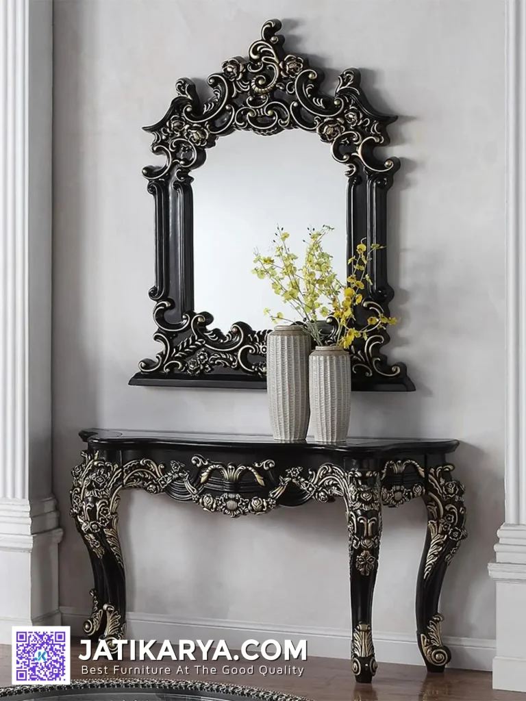 Custom Meja Konsul Klasik Ukiran Jepara