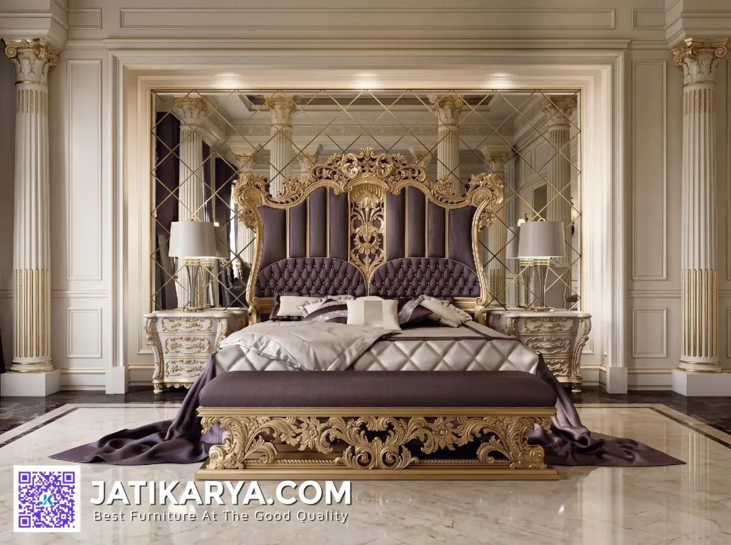 Bedroom Set Kamar Tidur King Mewah Ukiran Relief