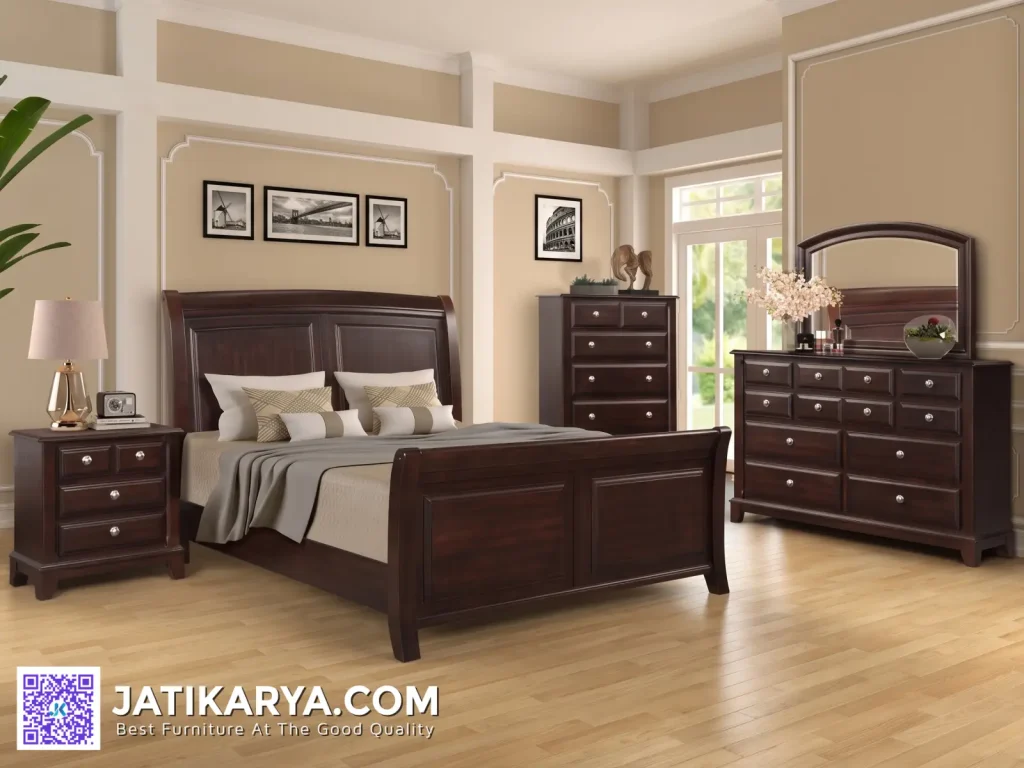 Bedroom Set Tempat Tidur Minimalis Laci Multifungsi Terbaru