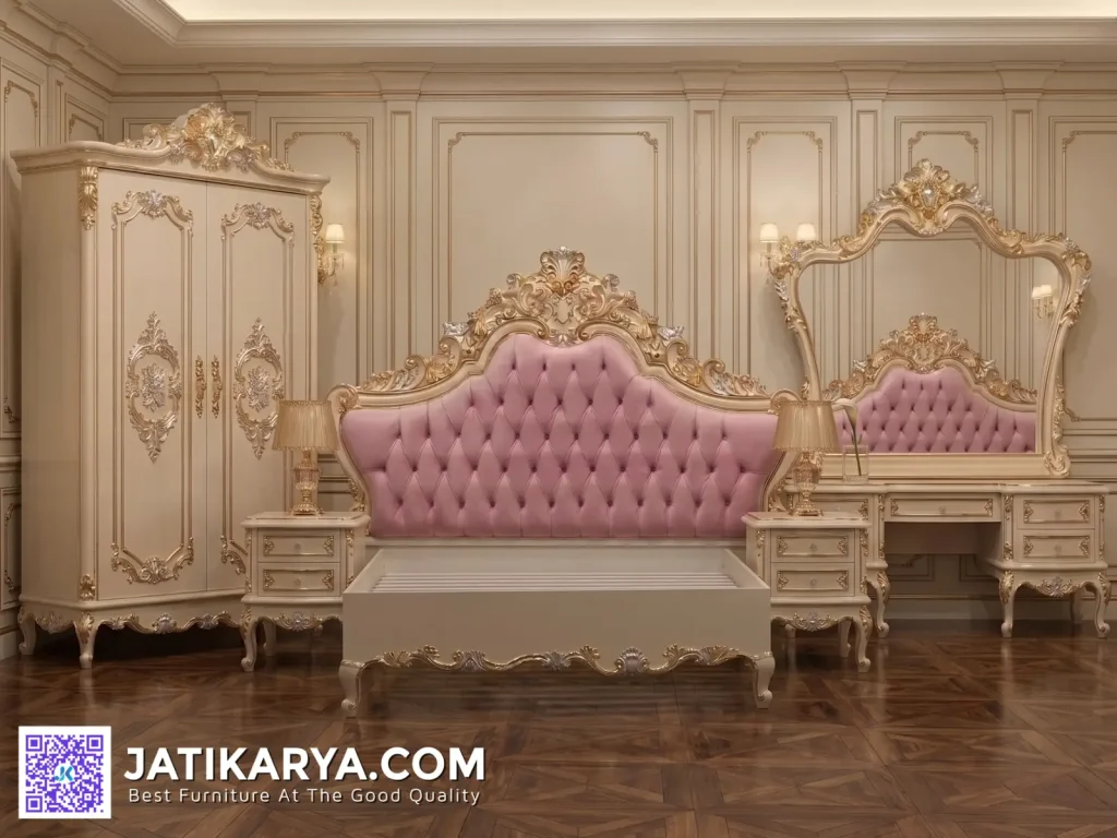Set Tempat Tidur Klasik Duco Luxury Bedroom