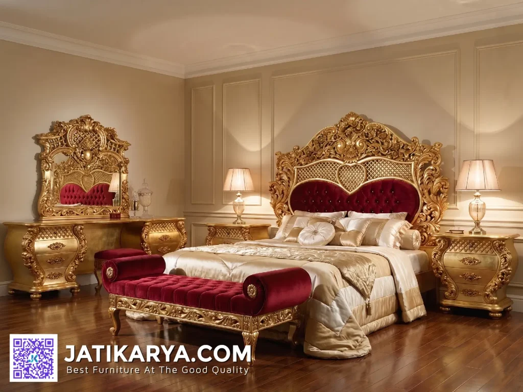 Set Tempat Tidur Ukir Realif Jepara
