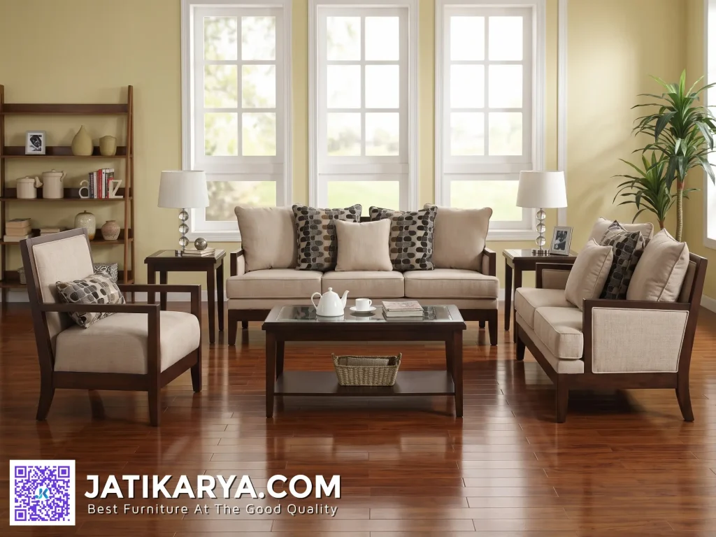 Gaya Modern Set Kursi Minimalis Ruang Tamu Megah