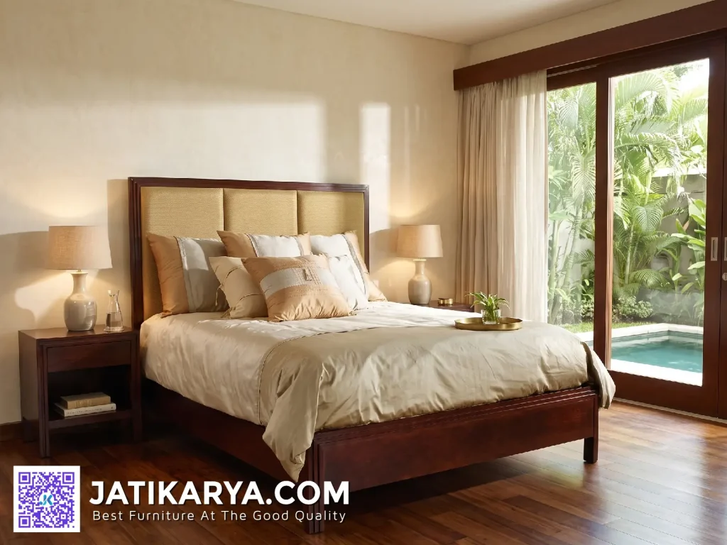 Jual Tempat Tidur Villa Jati Modern Terbaru — Langsung dari Produsen Jepara