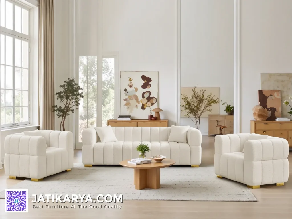 Set Sofa Tamu Modern Mewah Vanomi