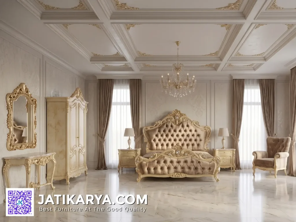 Set Tempat Tidur Mewah Terbaru Golden Glamours