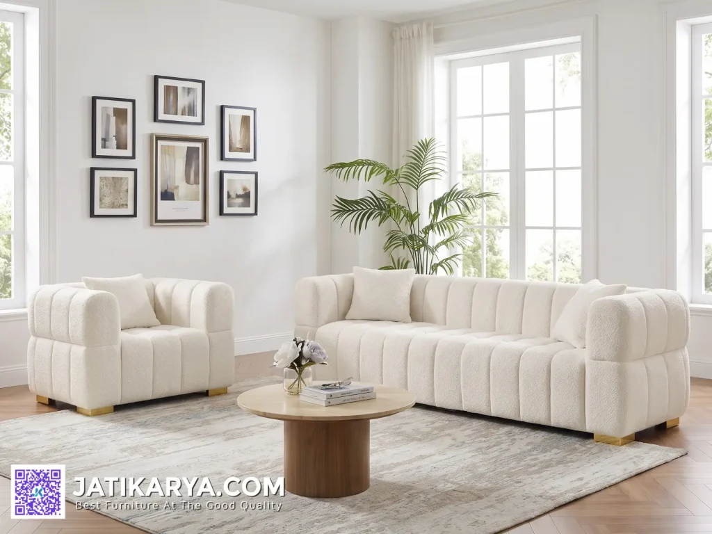 Sofa Tamu Modern Mewah Vanomi