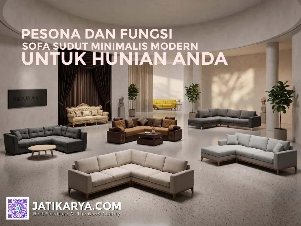 Pesona dan Fungsi Sofa Sudut Minimalis Modern untuk Hunian Anda