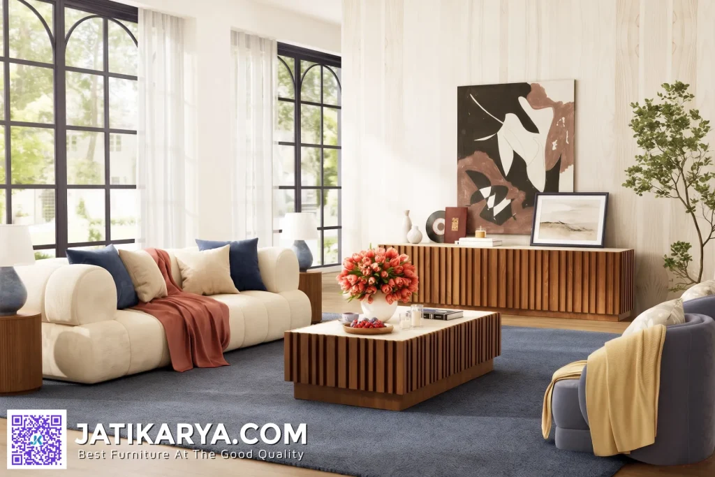 Sofa Tamu Minimalis Mewah Mid-Century Modern Sofa Tamu Minimalis Mewah Mid-Century Modern