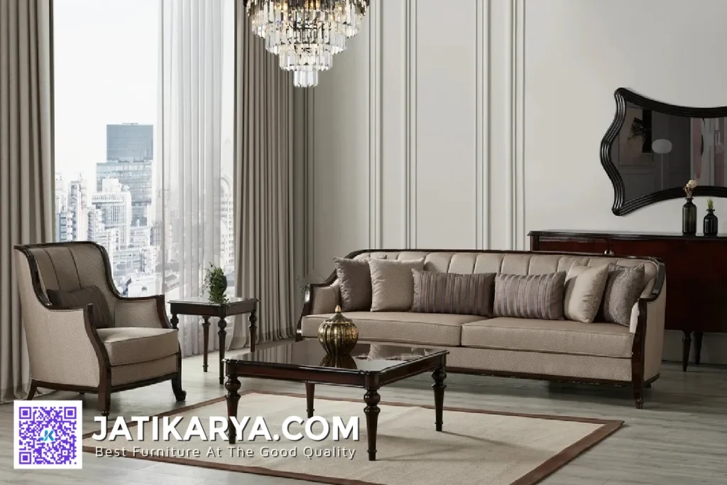 Sofa Tamu Modern Minimalis Rumah Mewah 3 1 Seater